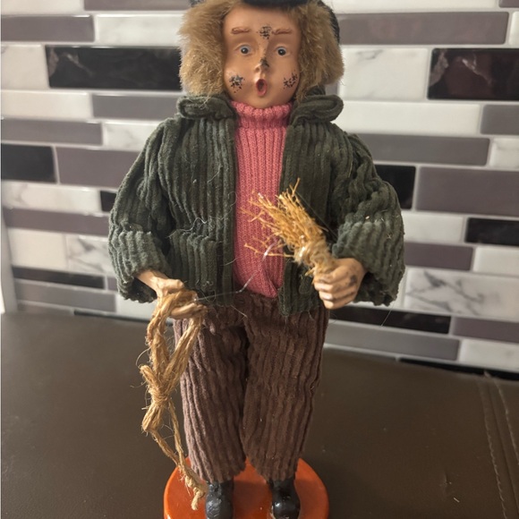 Byers Choice Carolers Five Men Women Boy Colonial Style 9-13 Inches No Marks - Picture 14 of 16